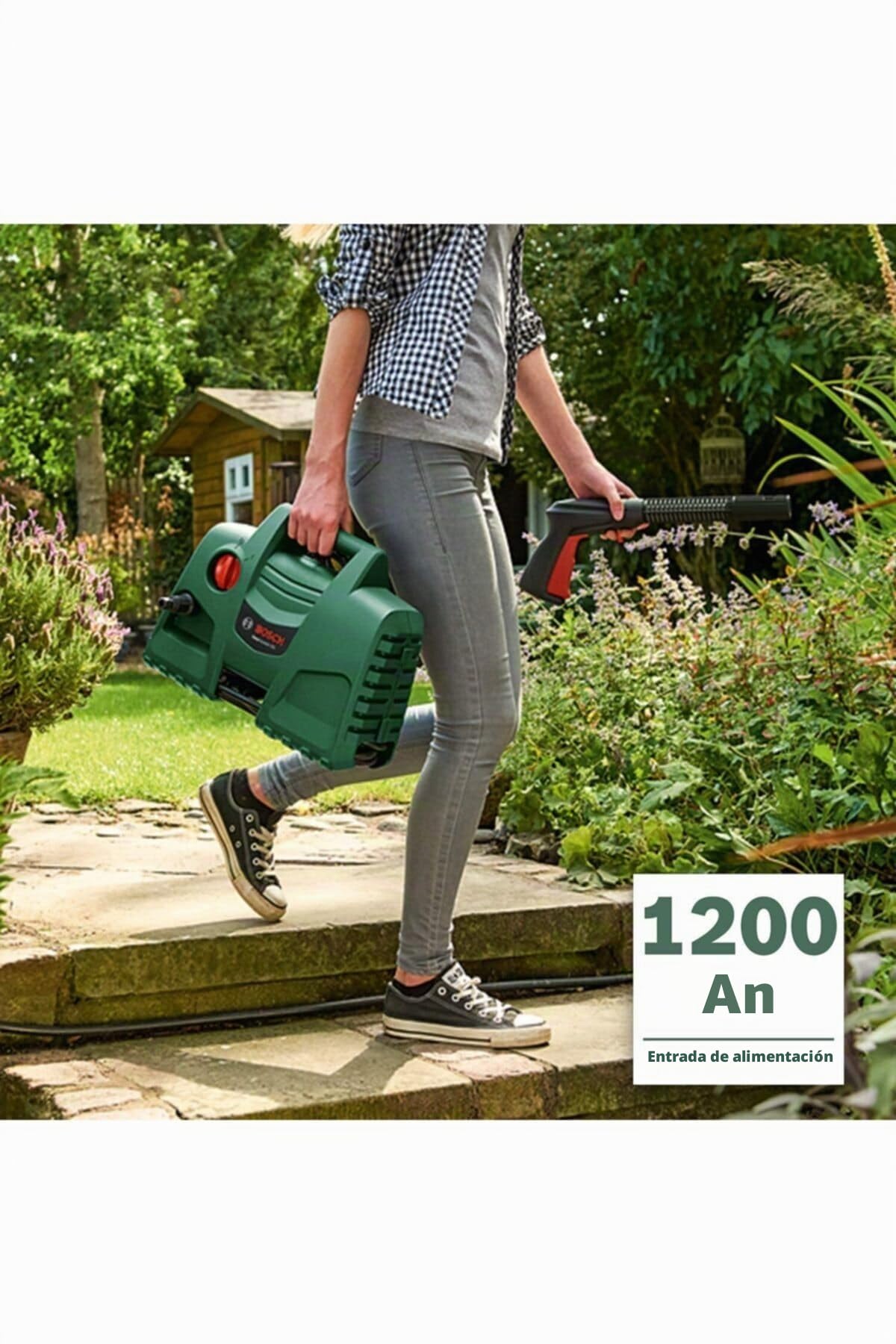 Bosch Hidrolimpiadora de Alta presión EasyAquatak 100 Long Lance