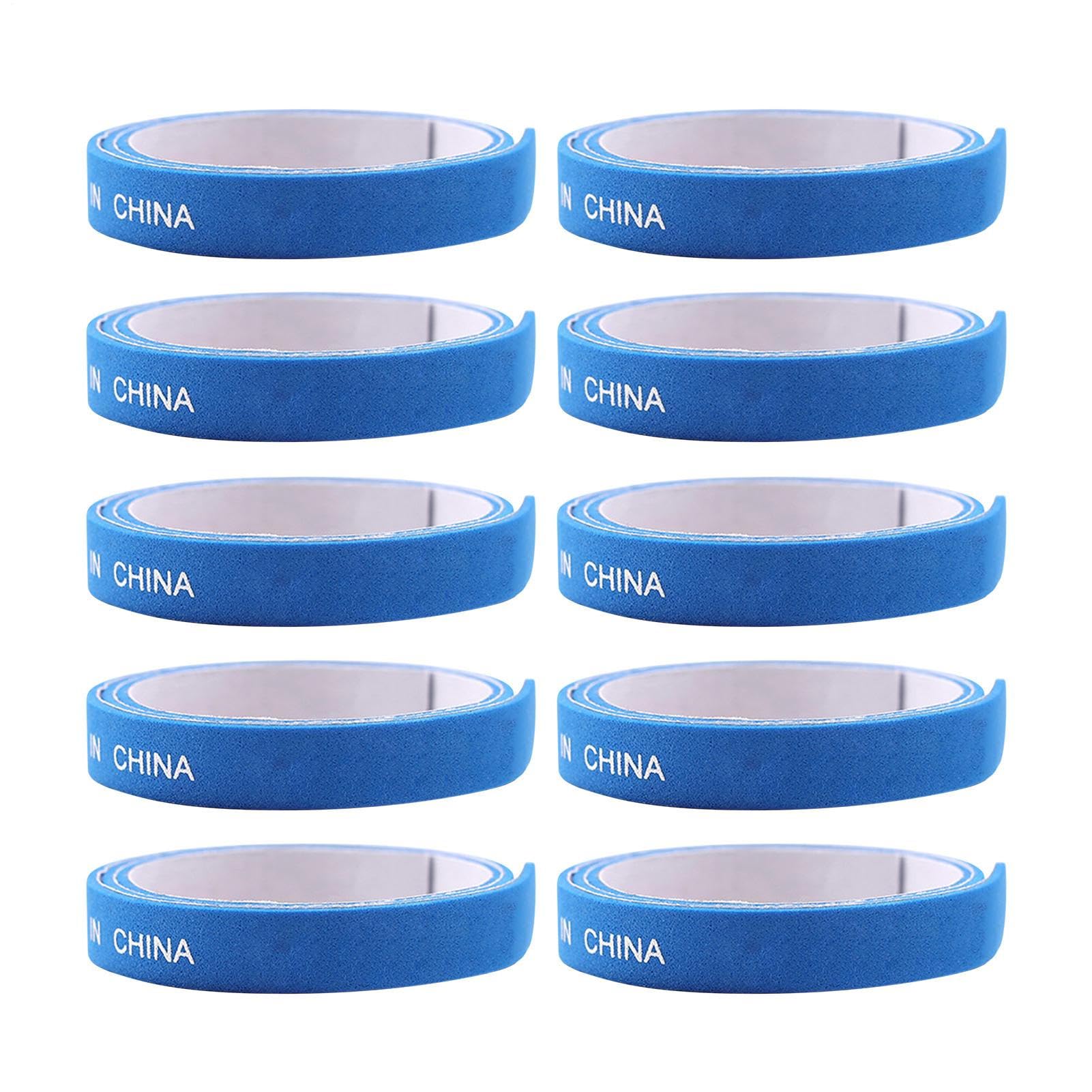 Cinta Protectora Lateral para Tenis de Mesa | Pack de 10 Cintas para Bordes de Paletas de Pong,Accesorios Deportivos para Entrenamiento, Competiciones y Uso en Gimnasio