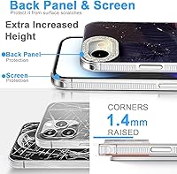 Vista 138 de I-MGAE-IN-AR - Funda diseñada para iPhone 12 y 12 Pro, diseño de mariposa plateada brillante, funda protectora de poliuretano termoplástico, suave