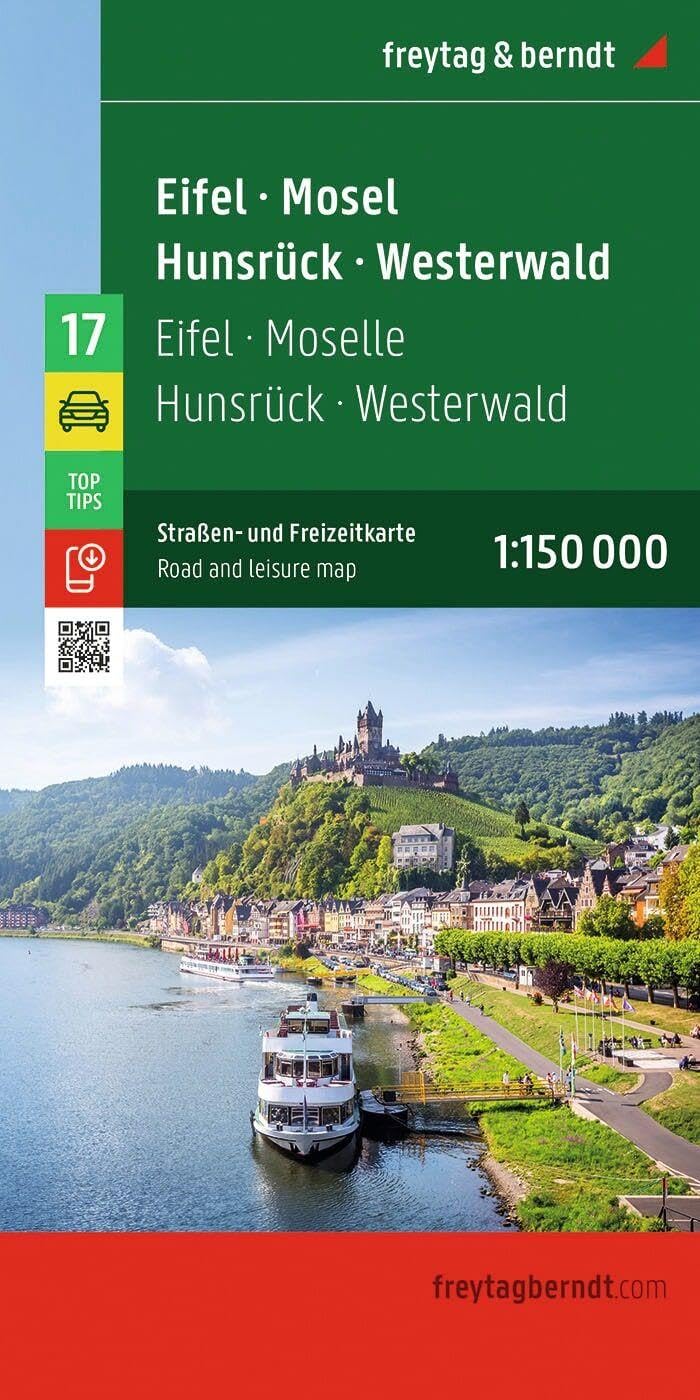 Eifel - Moselle - Hunsrück - Westerwald (Road and Leisure Map - 1:150,000 scale: Straßen- und Freizeitkarte: 17