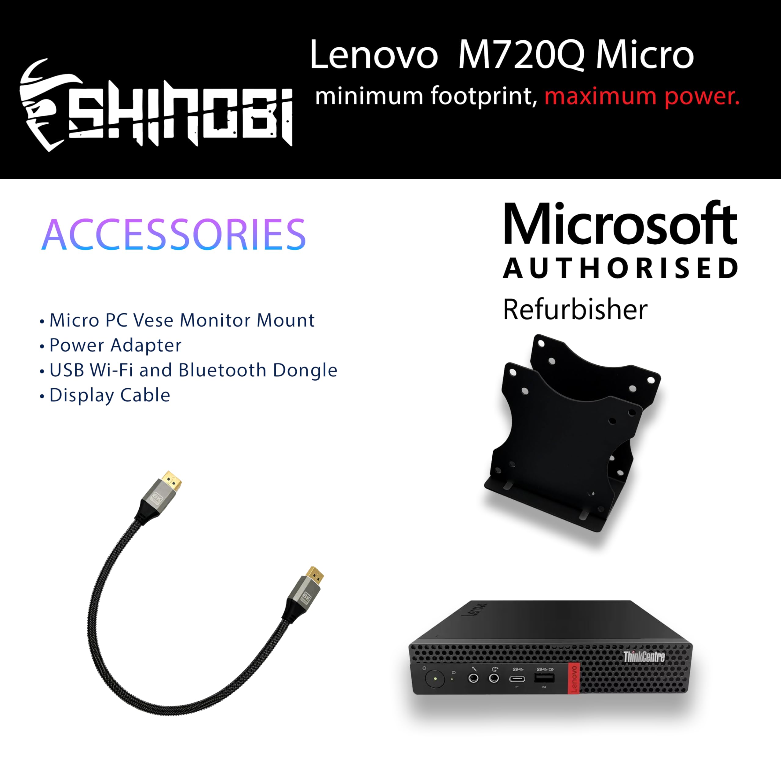 Amazon.com: Lenovo ThinkCentre M720Q Micro PC | Intel Core i5