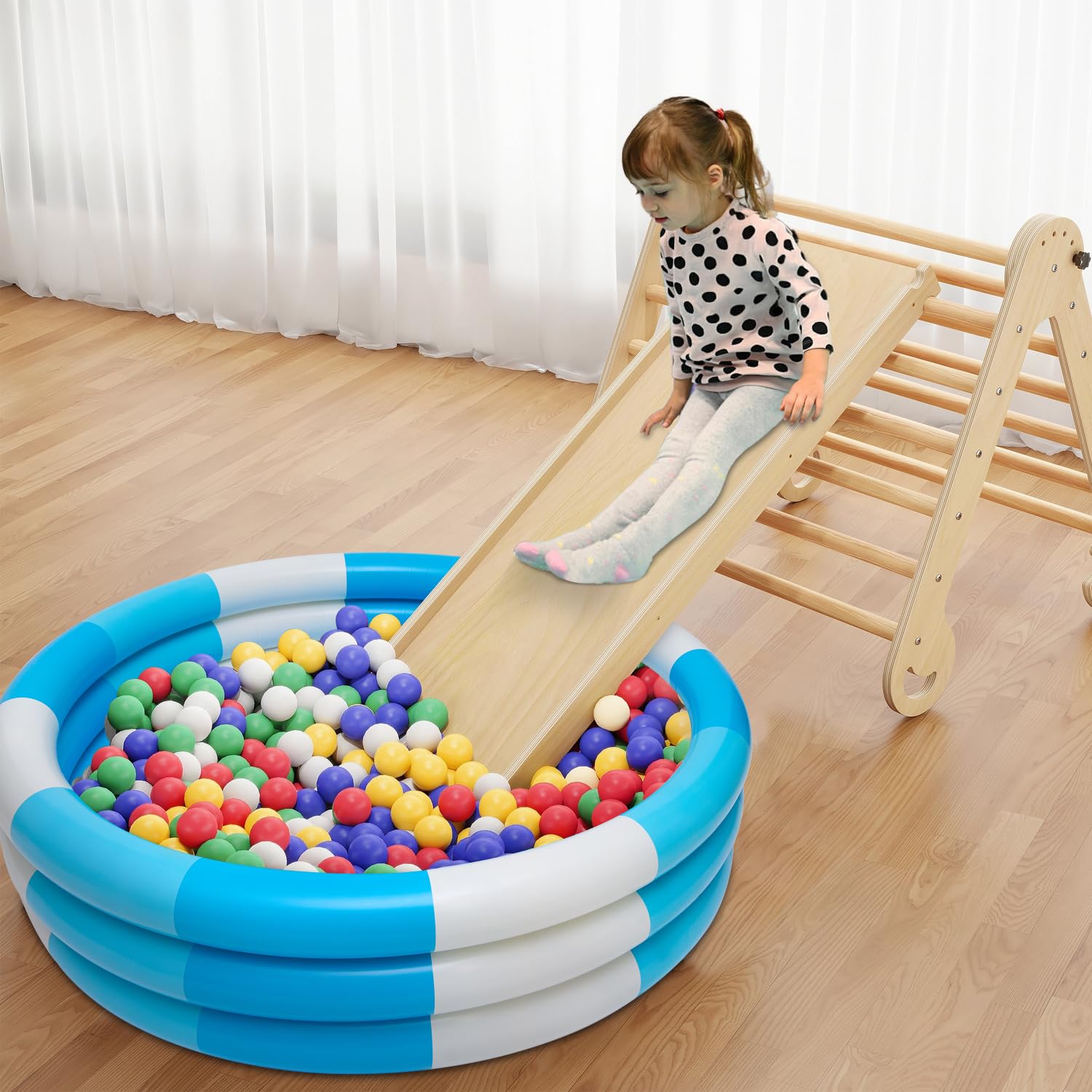 Aufblasbarer Pool für Kinder, 3 runde Ringe für Babys und Kinder, 1–3, tragbares Spielzeug für Kleinkinder, Wasserstreifen, für Sommer, Terrasse, Party, Geburtstagsgeschenke
