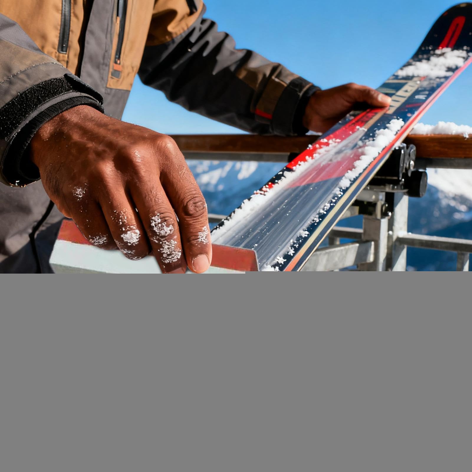 Générique Affûteur De Carres De Ski Ensemble d'Affûtage Ergonomique en