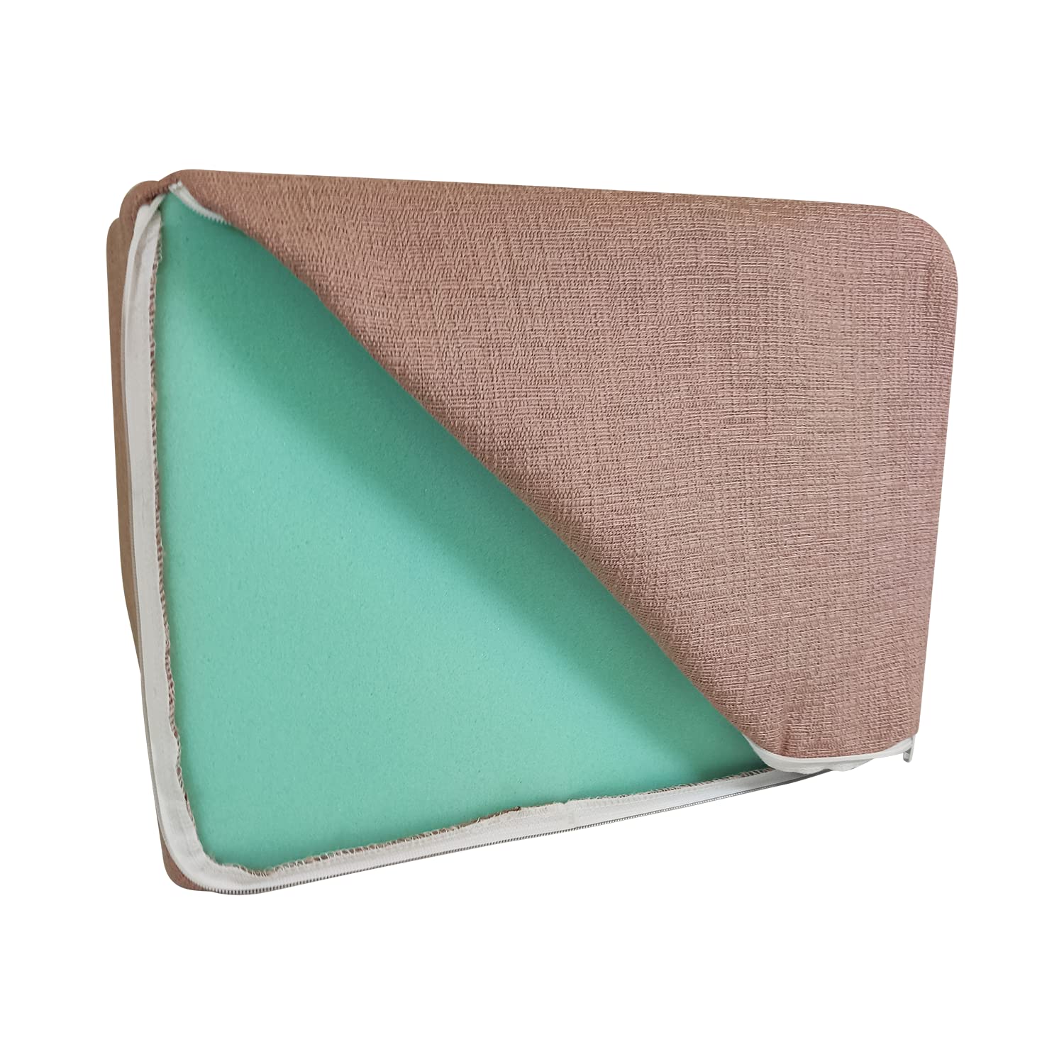 Cojín Trapezio 55 x 40 x 30 cm, Almohada Piernas, ayuda a levantar las piernas y a descargar la espalda. De Waterfoam, desenfundable. Favorece el flujo sanguíneo y la descompresión de las piernas.
