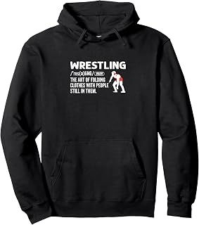 Definition Of Wrestling. Wrestler Pullover Hoodie