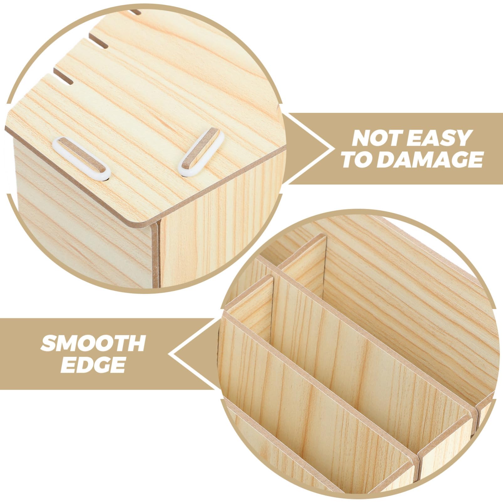 GALPADA Scatola Organizer in Legno D'acero 45 Scomparti Multiuso, Portaoggetti per Piccoli Articoli e Materiale da Ufficio, per Scuola e Aula