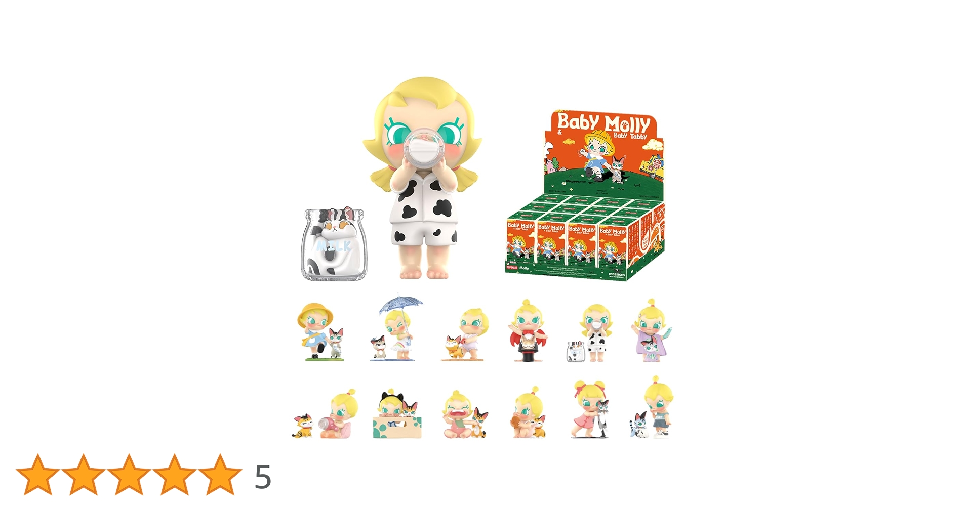 POP MART ポップマートBaby Molly & Baby Tabby Baby Molly & Baby Tabby Series Figures - POP MART (United
