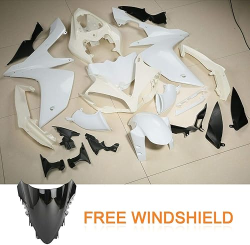 Miniatura 2 de Green-L Kit de carenados de inyección ABS sin pintar con parabrisas apto para Yamaha YZF-R1 2007-2008