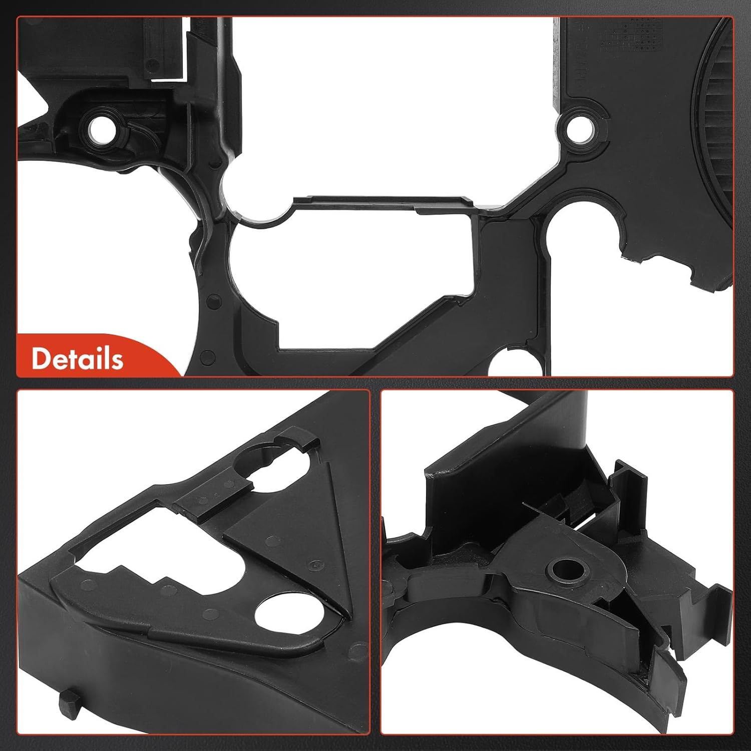 A-Premium Rear Engine Timing Cover Compatible with Volvo XC60 2015-2016, S60 2012-2016, S60 Cross Country 2016, XC70 2016, C70 2006-2013, V60 2015-2016, V60 Cross Country 2015-2016, C30, S40, V50