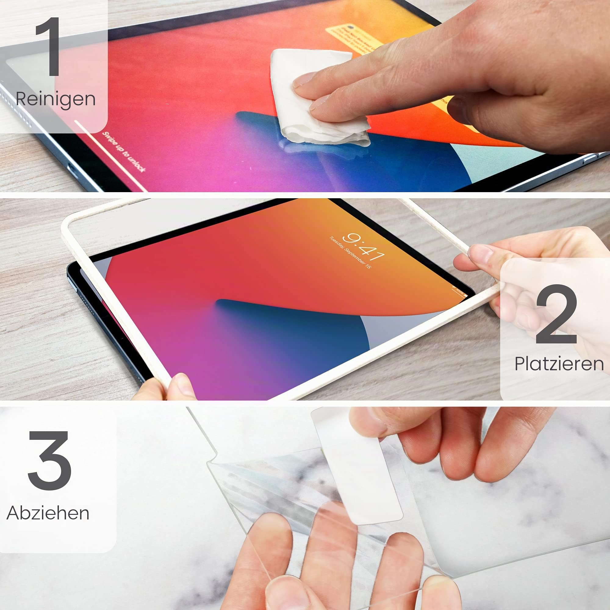 ZUGU Case Displayschutz für iPad Pro 11 Zoll 1./2./3./4. Gen & iPad Air 4