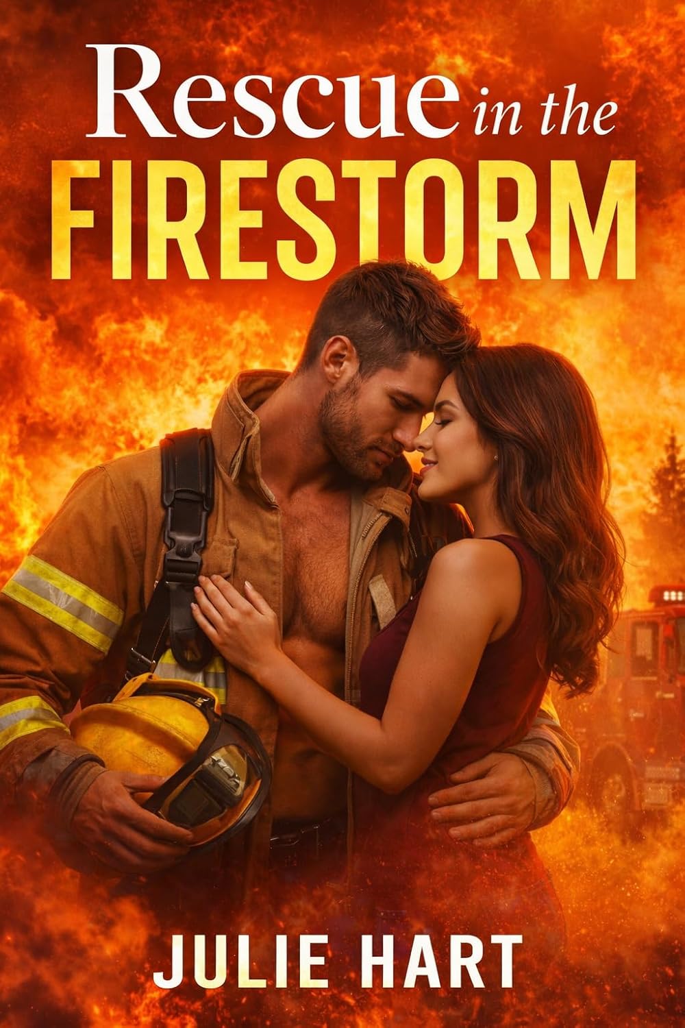 Rescue in the Firestorm: A deeply emotional firefighter romance about courage, devotion, and love. (Firehouse Romance Chronicles Book 3)      Kindle Edition