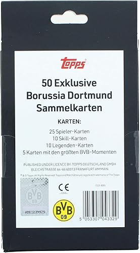 Miniatura 3 de Topps 2020 X BVB Borussia Dortmund Team Box Set (50 cartas)  Incluye Superestrellas Erling Haaland, Giovanni Reyna y Jadon Sancho