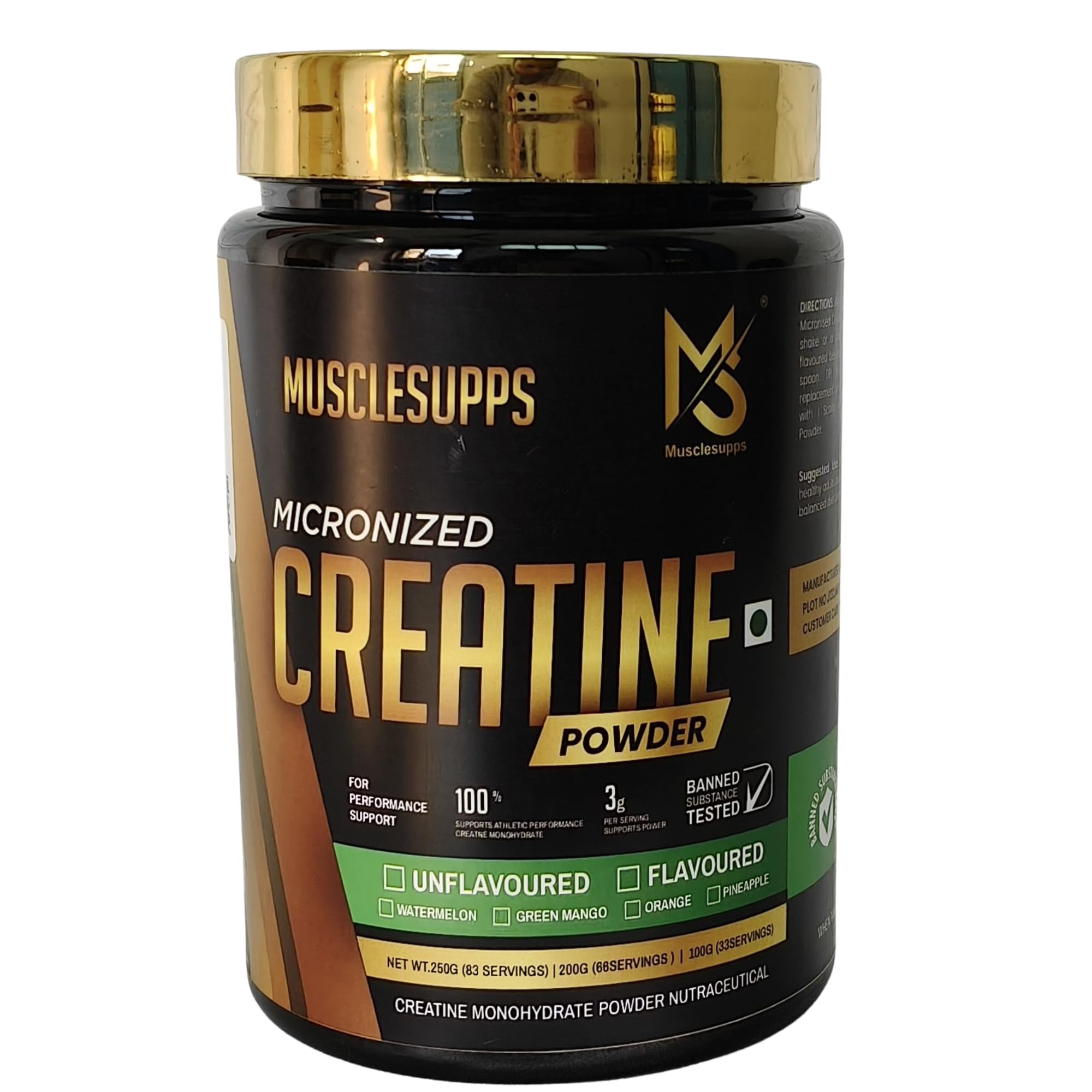 Micronised Creatine Monohydrate Powder 100 g Unflavoured | 3g Pure Creatine Per Serving | Faster Strength Power & Muscle Recovery | Zero Sugar & Additives | Banned Substance Tested Sports-image-12