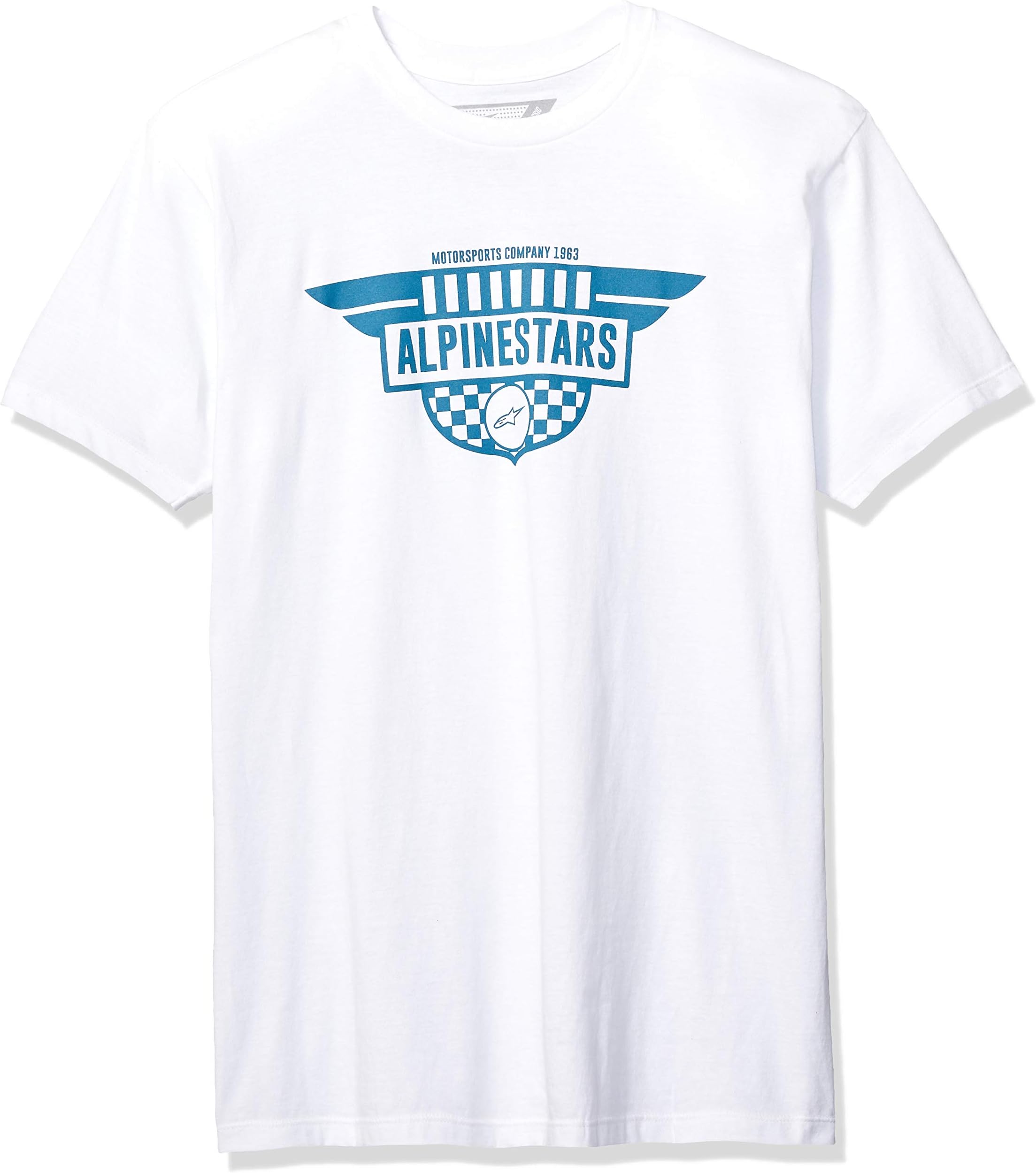 Men's Motorsports T-Shirts Modern Fit Short Sleeves, White, One size