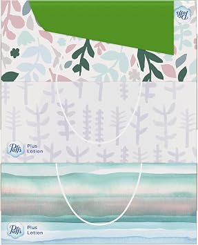 Puffs Plus Lotion Facial Tissue, 2-Ply, White, 124/Box, 3 Box/Pack