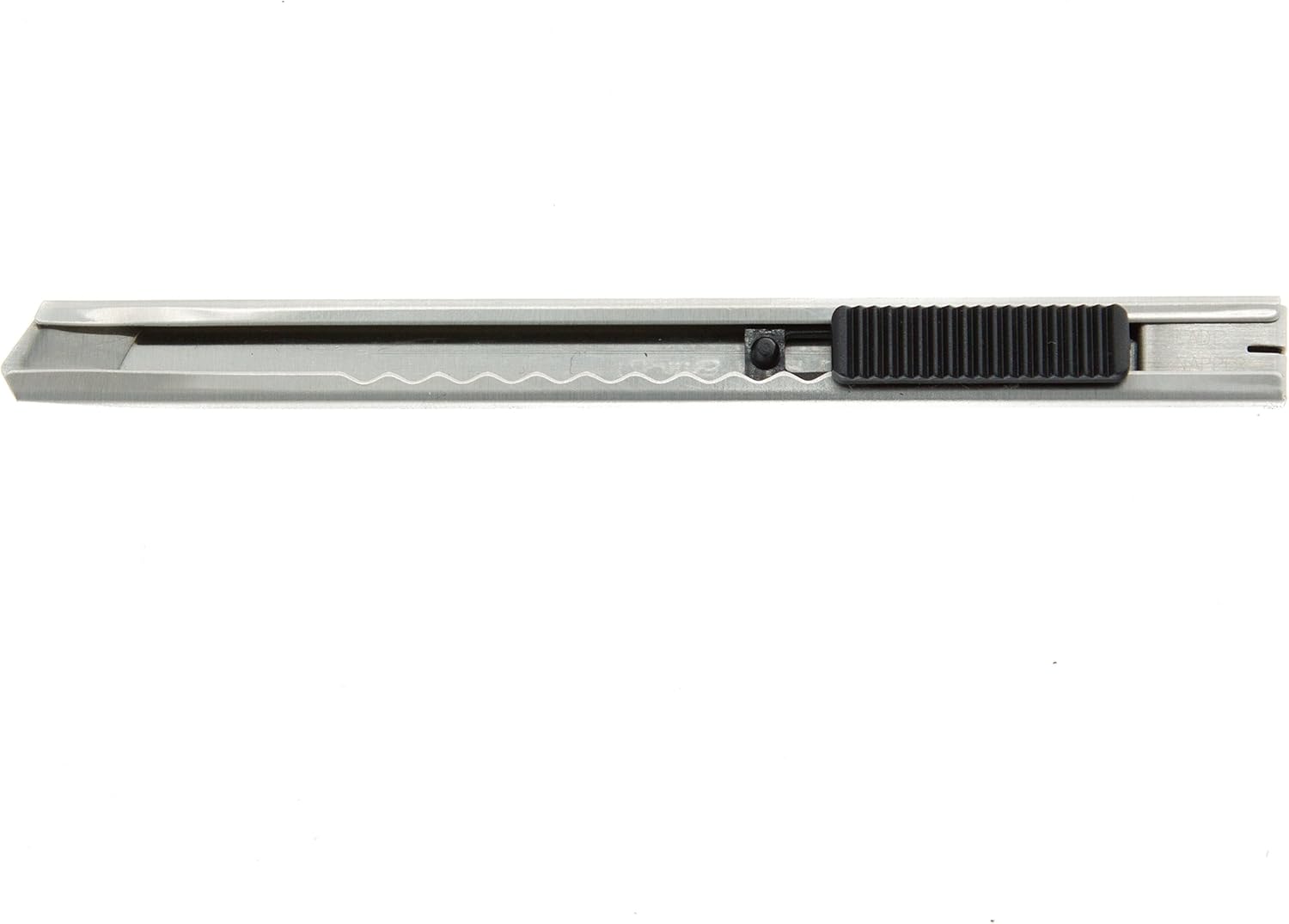 Tajima LC301B Slimline Snap Off Knife with Auto Lock Handle and 3 Blades for Graphics 9MM, Silver