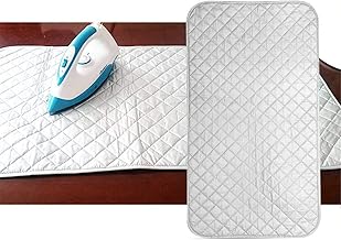 Ironing Blanket Mat, Portable Travel Ironing Pad Anti‑Slip Magnetic Isolate Heat Pad Cover for Ironing Board Washer Dryer Table Top (45 * 85cm)