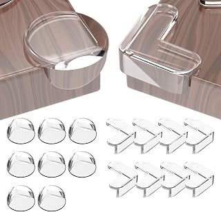 Peakally Baby Corner Protectors 16 Pack, Thick Table Furniture Edge Protectors with Strong Adhesion, Table Corner Protectors and Edge Protector Bumper Clear