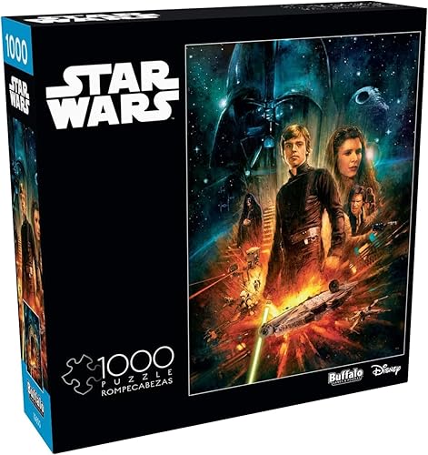 Buffalo Games - Star Wars - El destino de un Jedi - Rompecabezas de 1000 piezas para adultos desafiante rompecabezas perfecto para noches de juego -