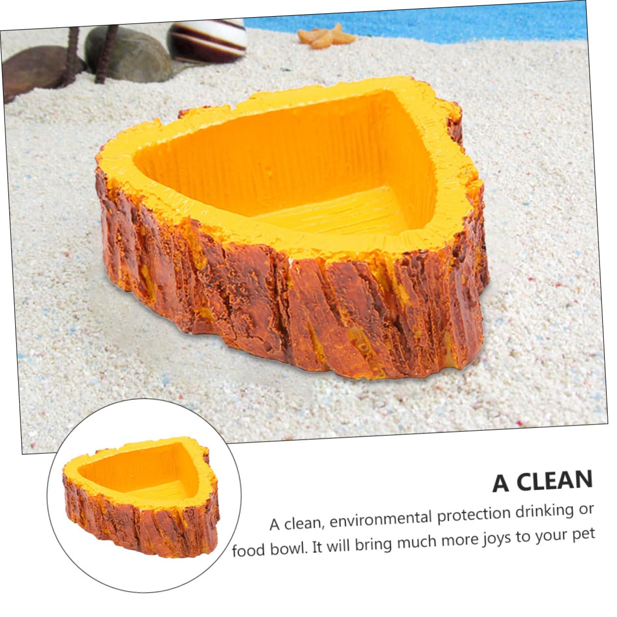 Cuenco de agua para reptiles Cuenco for alimentación de reptiles, 1 pieza Cuenco for comida Comedero for reptiles Cuenco for tortugas Plato for alimentación de reptiles Cuenco for roca for reptiles Cu