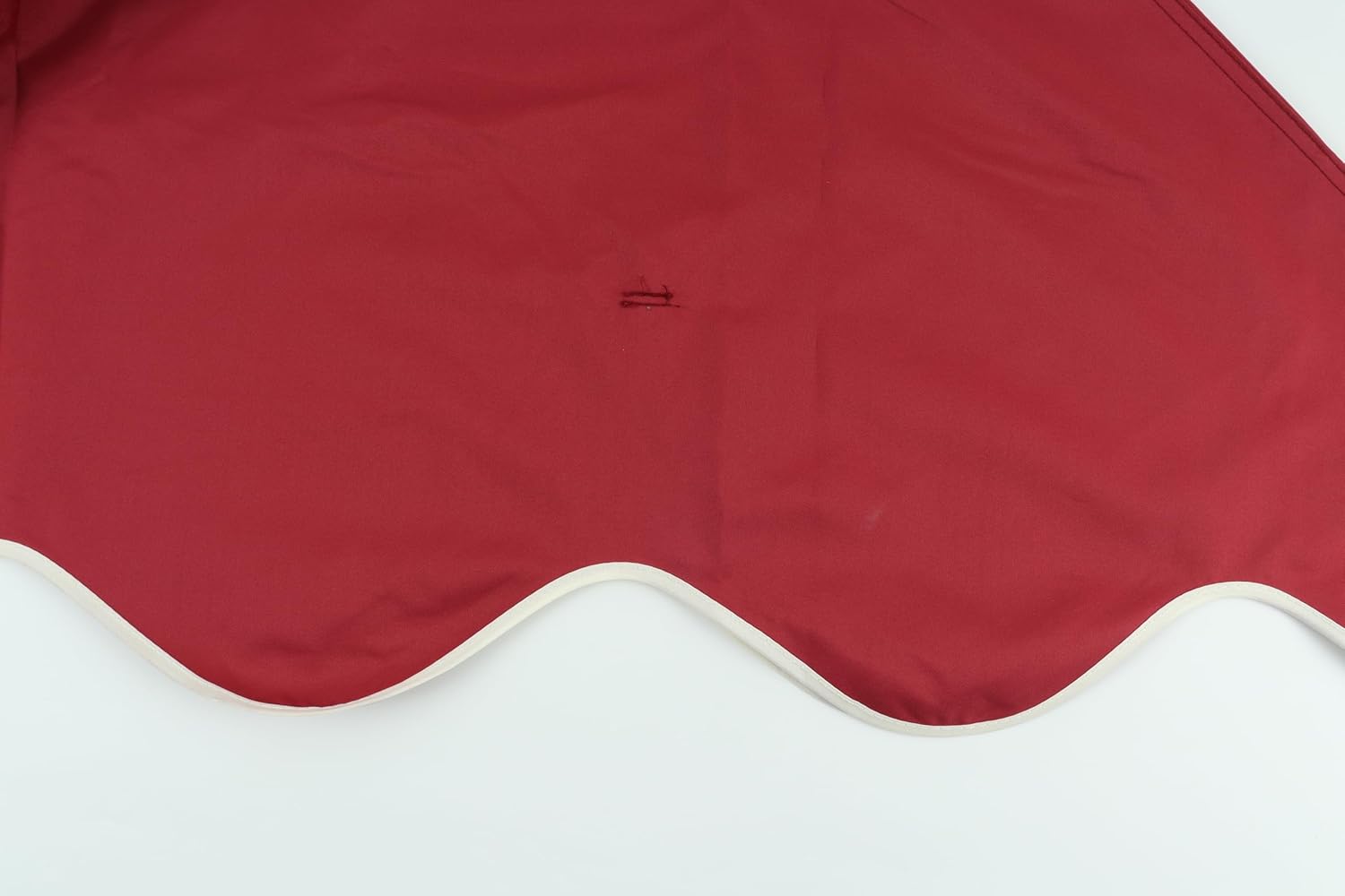 10x10 Ft Outdoor Patio Gazebo Replacement Canopy,Double Tiered Gazebo Tent Roof Top Cover Only wavy border(Frame Not Include) Red BH228