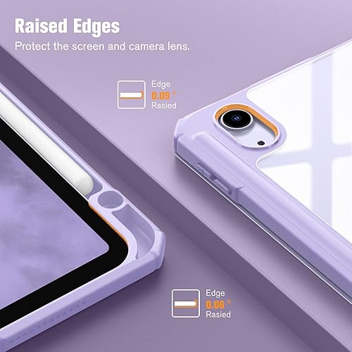 Miniatura 257 de Fintie Funda híbrida delgada para iPad Air de 11 pulgadas M3 (2025) / M2 (2024), iPad Air 5ª (2022) / 4ª generación (2020) de 10.9 pulgadas, funda a