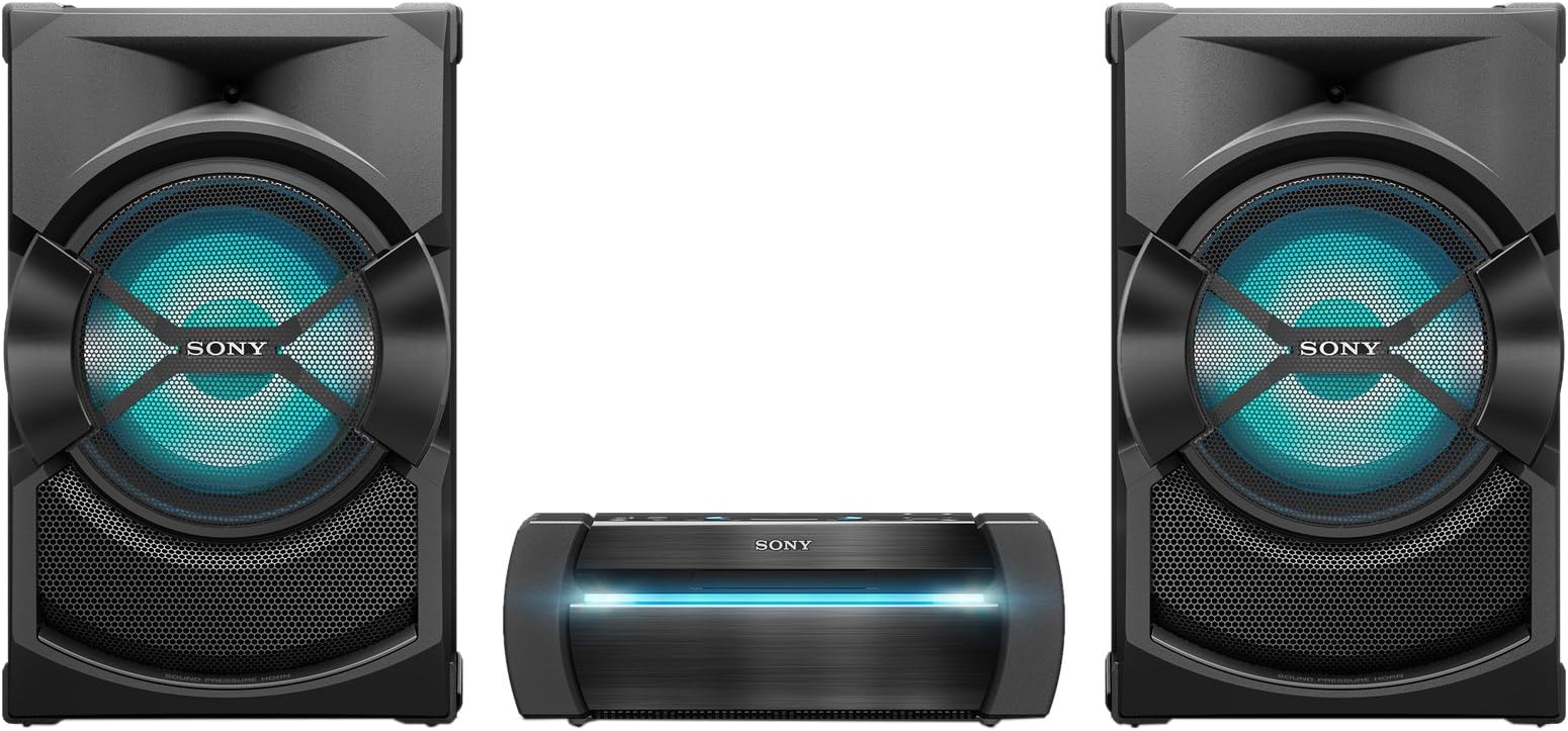 Sony SHAKE-X30D Three Box High Power Audio System, Party Speaker with Lighting