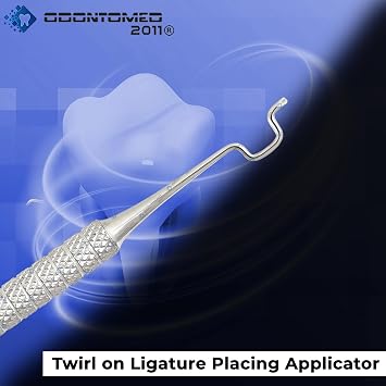 Twirl ON Ligature Placing APPLICATOR Scaler Dental Orthodontics Stainless Steel Dental Instruments ODM