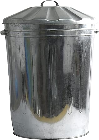 used metal tote bins