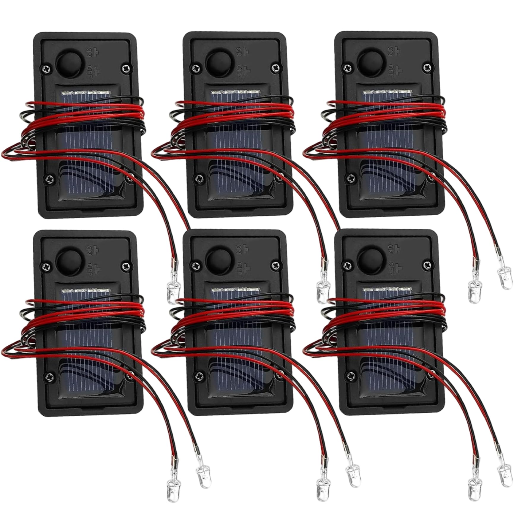 Ampoules solaires de rechange rectangulaires pour illuminer vos allées et terrasses