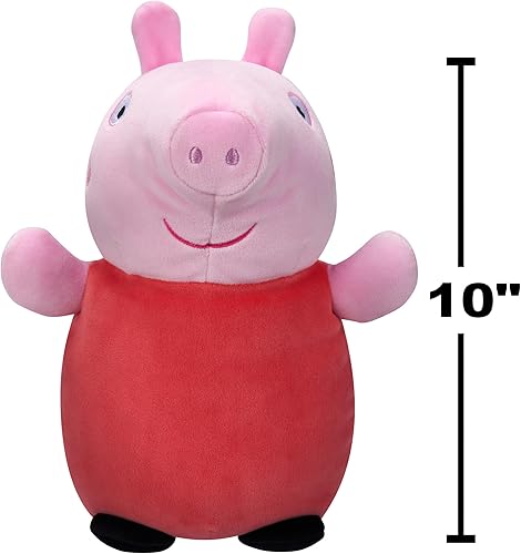 Miniatura 4 de Squishmallows HugMees Original Peppa Pig - Peluche oficial de tamaño mediano de 10 pulgadas