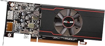 Sapphire Pulse AMD Radeon RX 6400 Graphics Card GDDR6 1080 FHD 4GB PCIE 4.0 HDMI Video Card