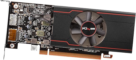 Sapphire Pulse AMD Radeon RX 6400 Graphics Card GDDR6 1080 FHD 4GB PCIE 4.0 HDMI Video Card