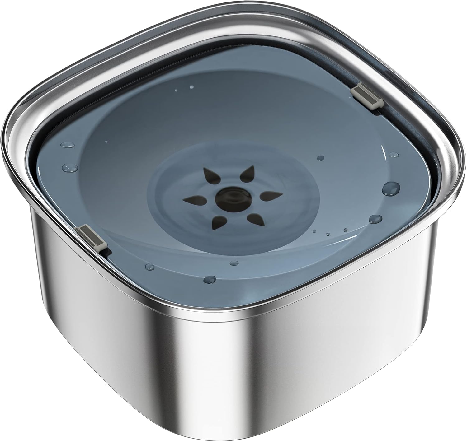 UPSKY 3L Dog Water Bowl 101oz Stainless Steel Dog Bowl No