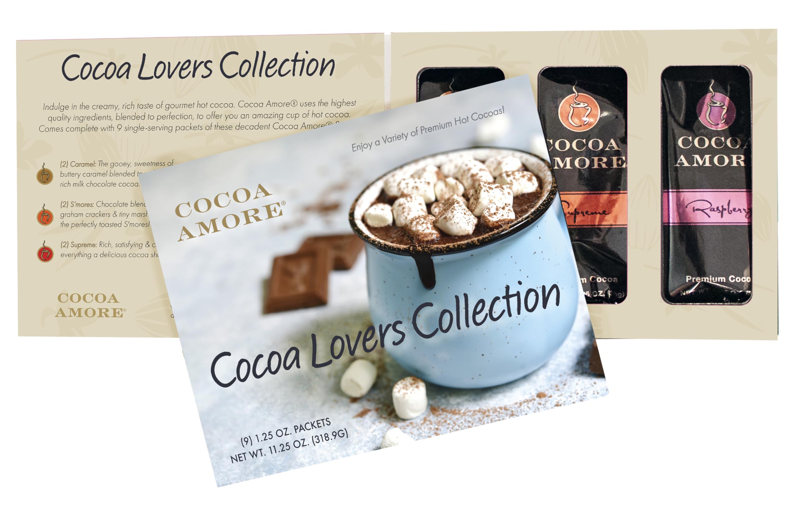 Amazon.com : Cocoa Amore Cocoa Lovers Collection Gourmet Cocoa 9