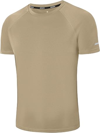 ZENGVEE Mens Gym T-Shirts Breathable Quick-Drying Gym Tops