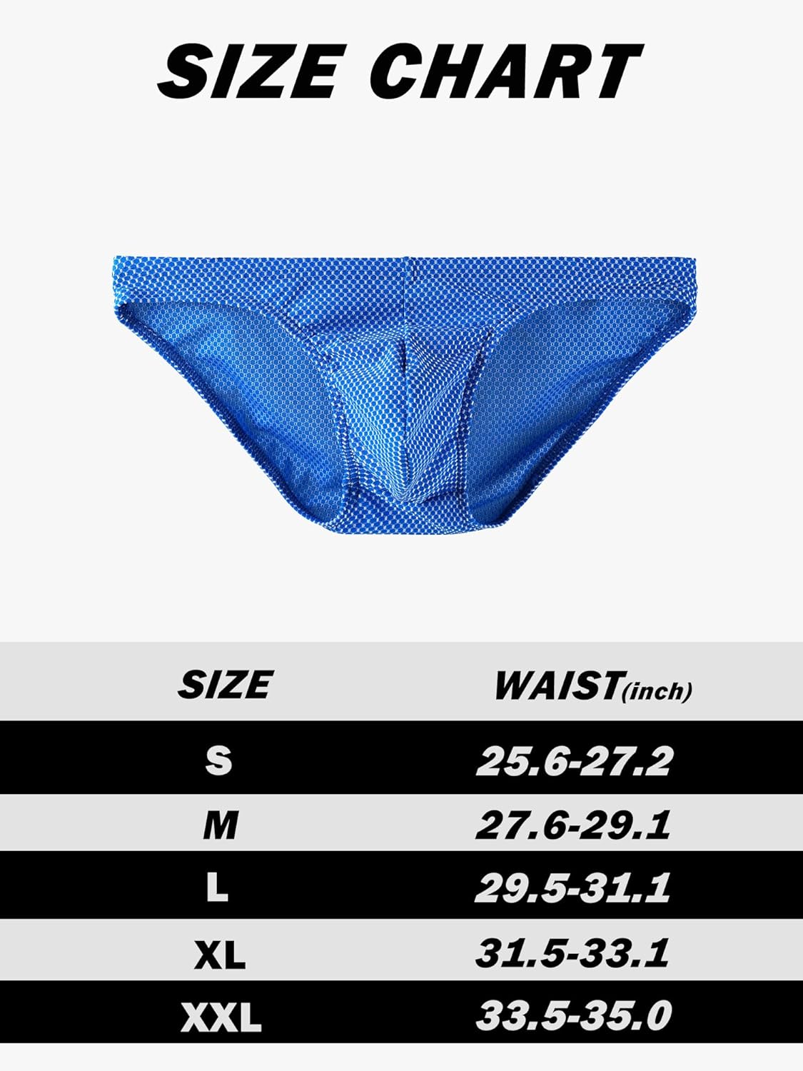 Mens Briefs Underwear Low Rise Bulge Pouch Bikini Comfortable Breathable Underwear Male Multicolor - Image 4
