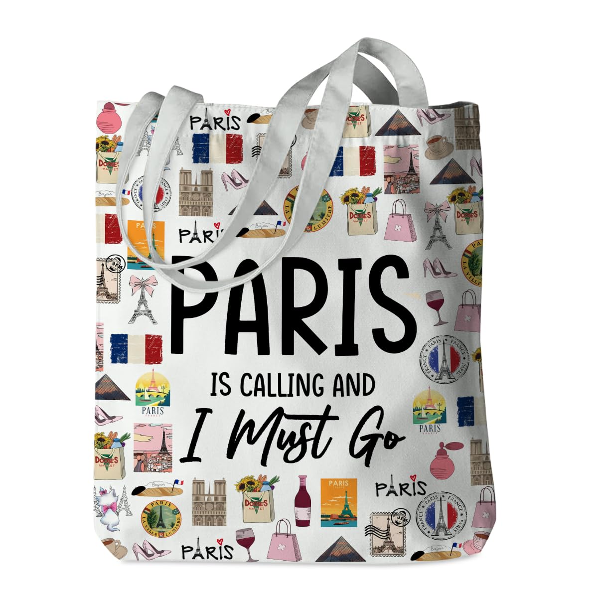 New York Chicago Nashville Paris Italy Los Angeles Las Vegas Lover Gifts Tote Bag Beach Bag Travel Souvenir Gift