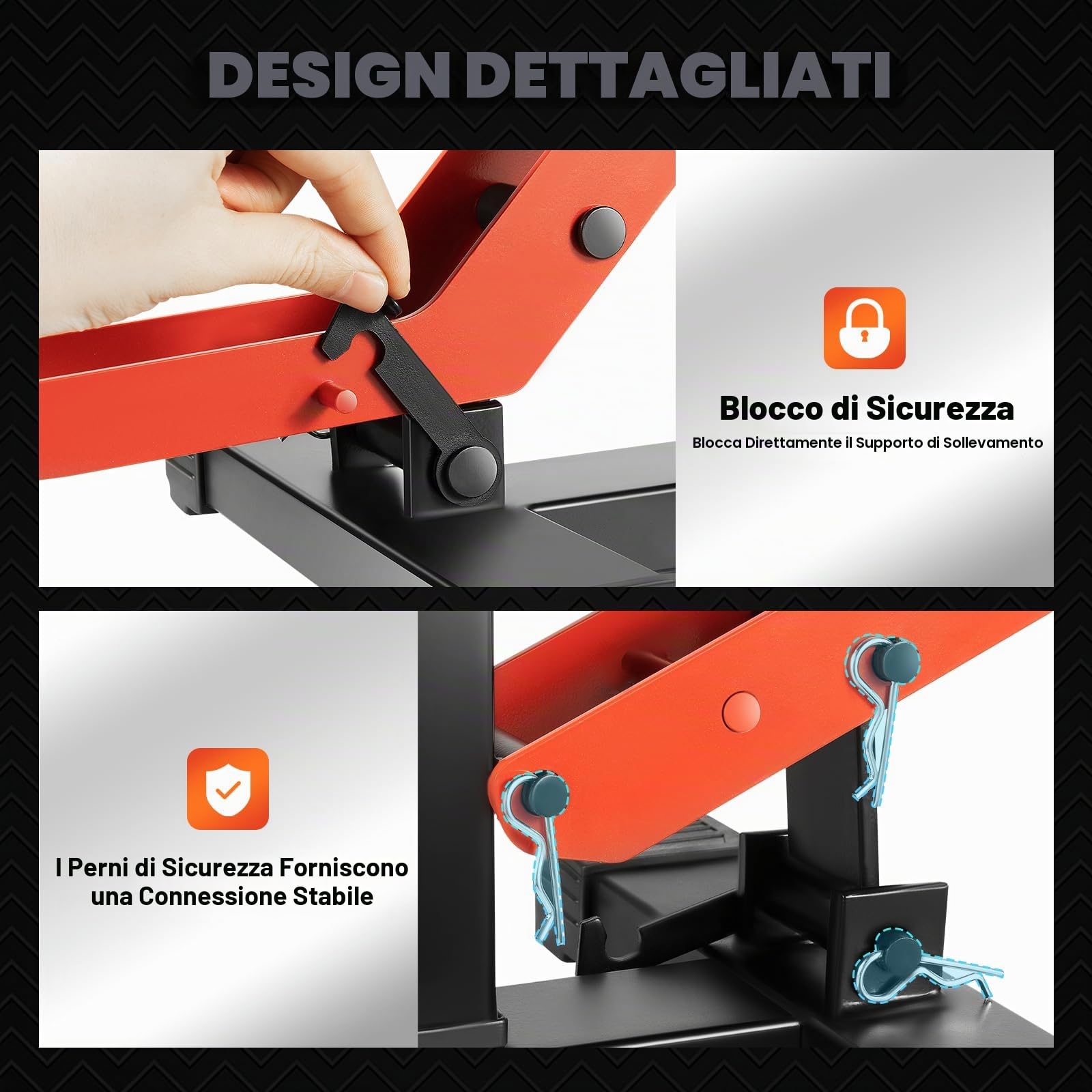 Cavalletto idraulico per moto, ponte sollevatore professionale per moto, supporto per moto, cavalletto universale per moto, portata massima 400 kg