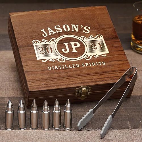 Miniatura 3 de Insignia de policía personalizada Dimera Bullet Whisky Stone Set de oficial de policía regalo (producto personalizado)