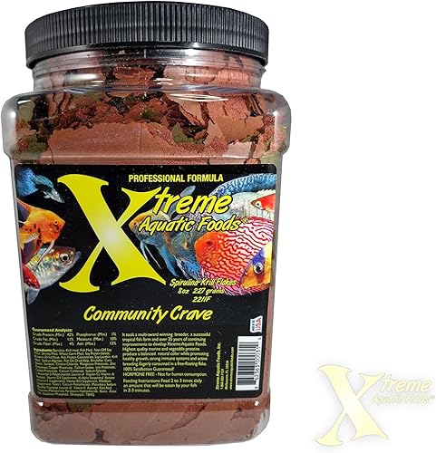 Miniatura 9 de Xtreme Aquatic Community Crave Fish Food - Fórmula profesional nutricionalmente equilibrada - Perfil de aminoácidos equilibrado y sin hormonas -