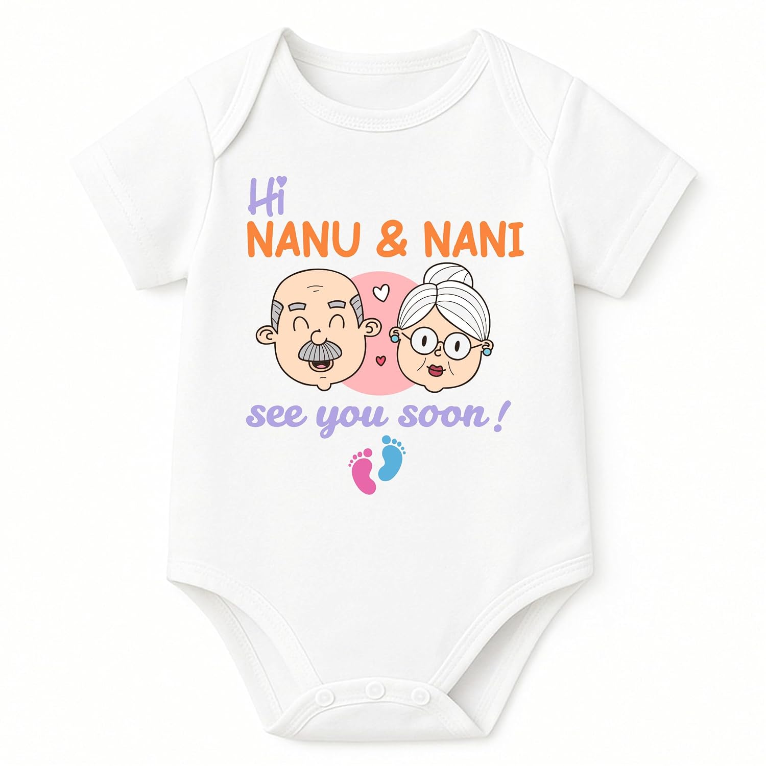 Lillypupp Pregnancy Announcement Gift for Grandparents to be | Baby Coming Soon Bodysuit | Reveal idea for Grandma, Grandp... - Review, Price and Buying Guide