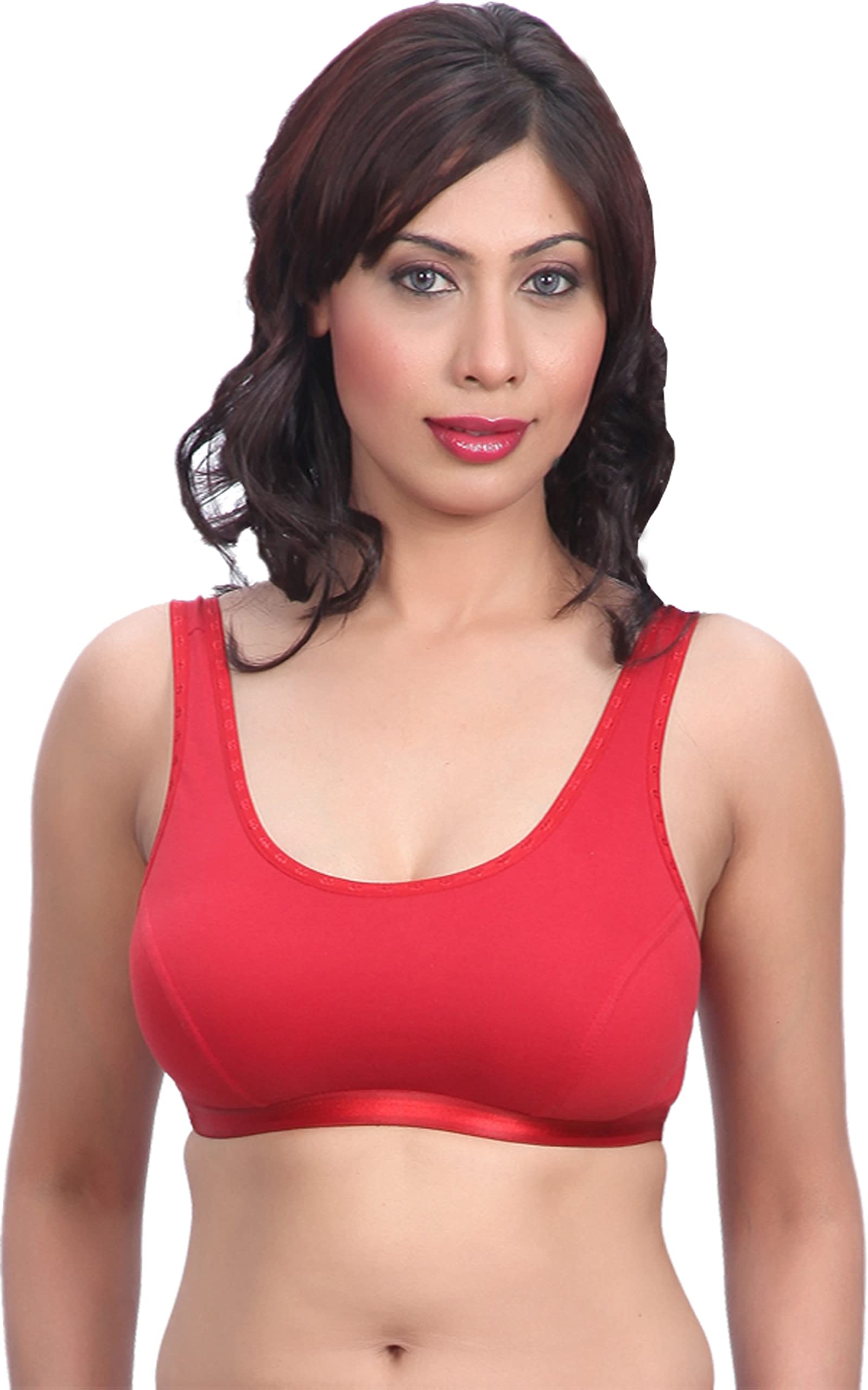selfcare Women Cotton Blend Full Coverage Non Padded Sports Bra-picture-50