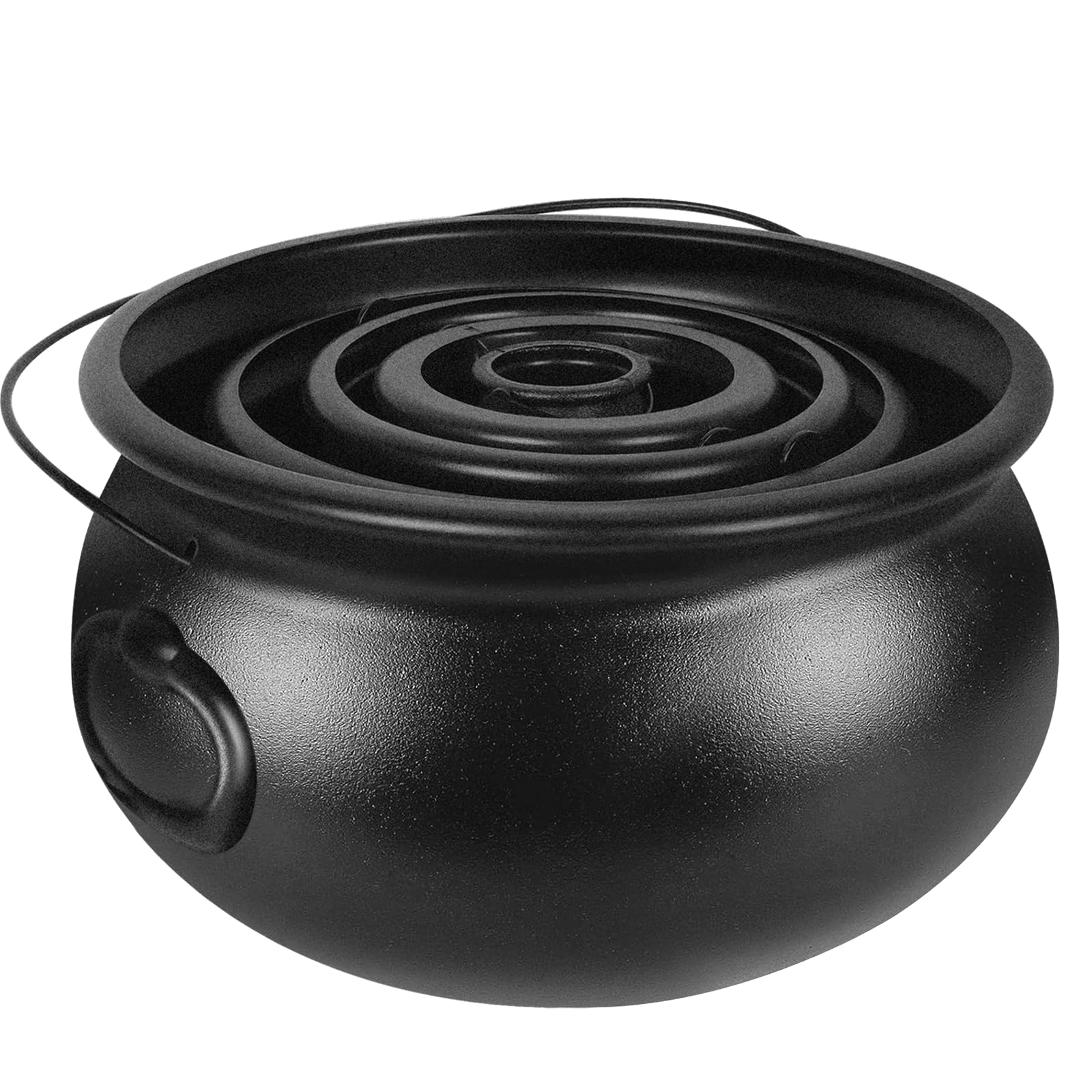 7.87" Plastic Black Cauldron Kettle Halloween Candy Bowl,Large Witch Cauldron Pot Bucket For Halloween Decorations Trick Or Treat Party Supplies - View #8