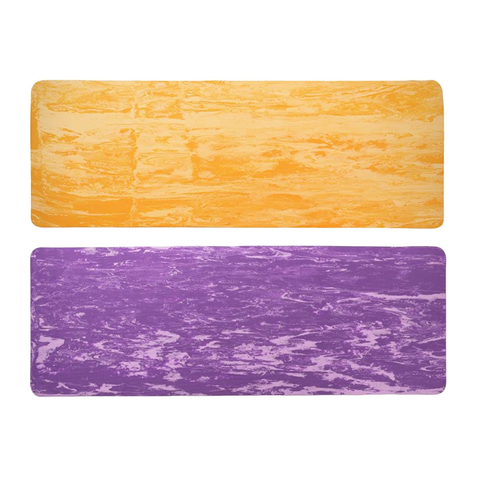 THE STYLE SUTRA® Exercise Yoga Mats Pilates Fitness Workout Training Trave Dancing Cushion Yellow|1 Yoga Mat-image-19