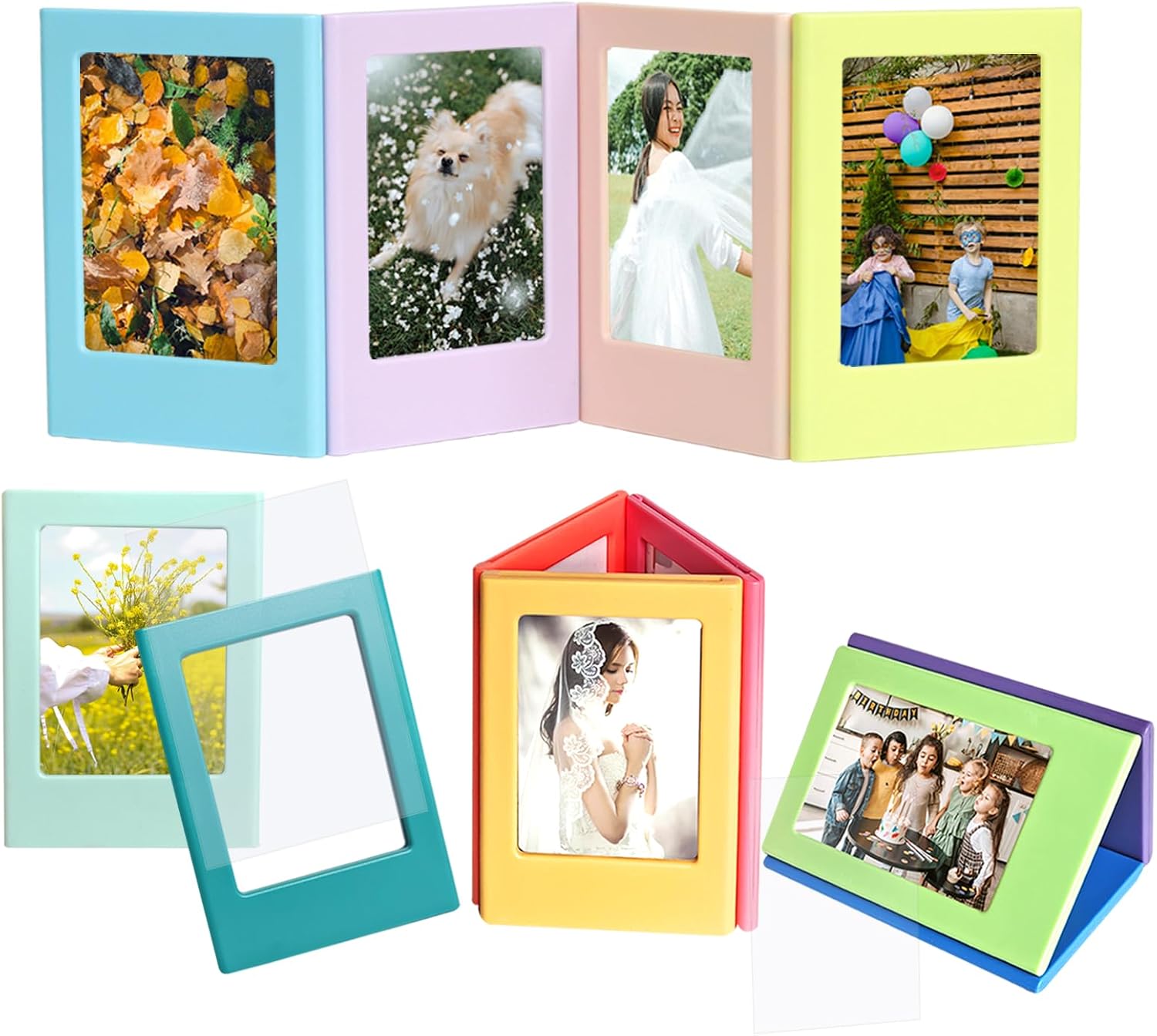 6Pack Magnetic Picture Frames for Polaroid Instax Mini Film 54x86mm
