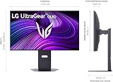 LG Ultragear | Écran Gaming OLED 32" 4K UHD | 165Hz 0,03ms - 10