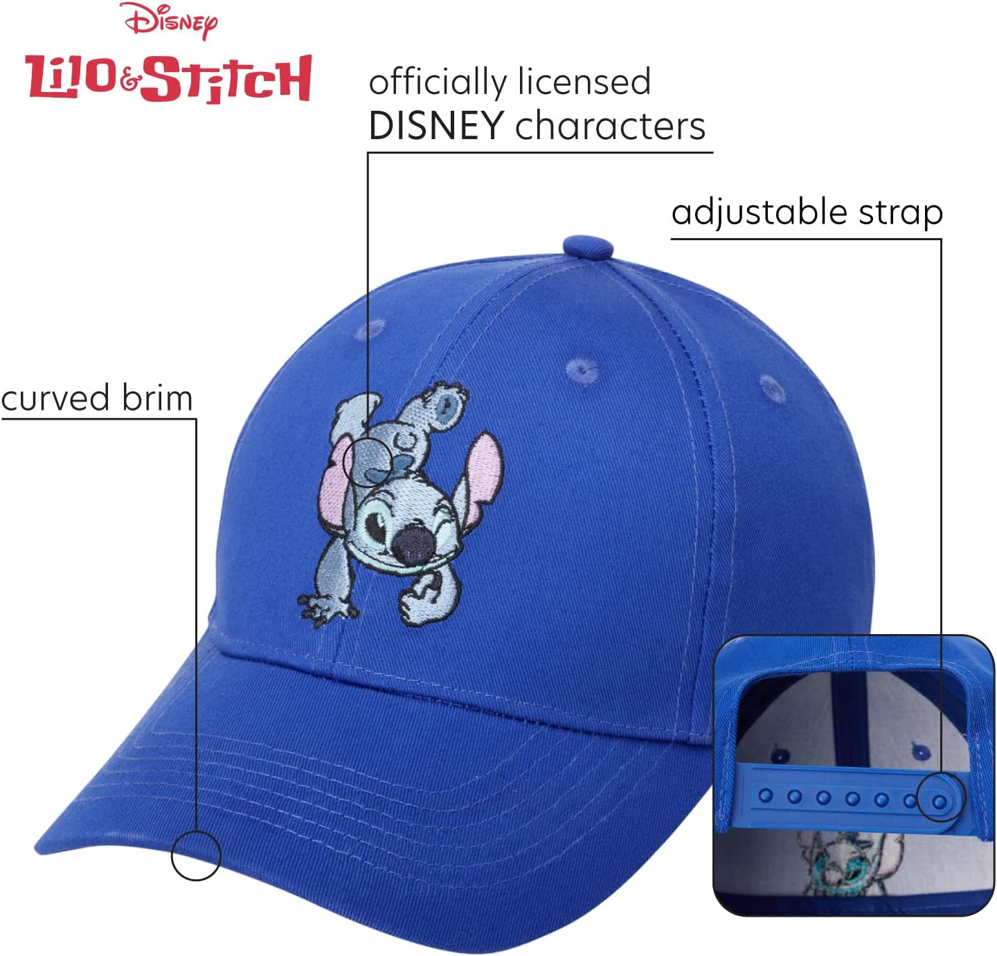 Disney Women’s Minnie Mouse, Lilo & Stitch Hat –Baseball Cap, Mom Hat - Image 2