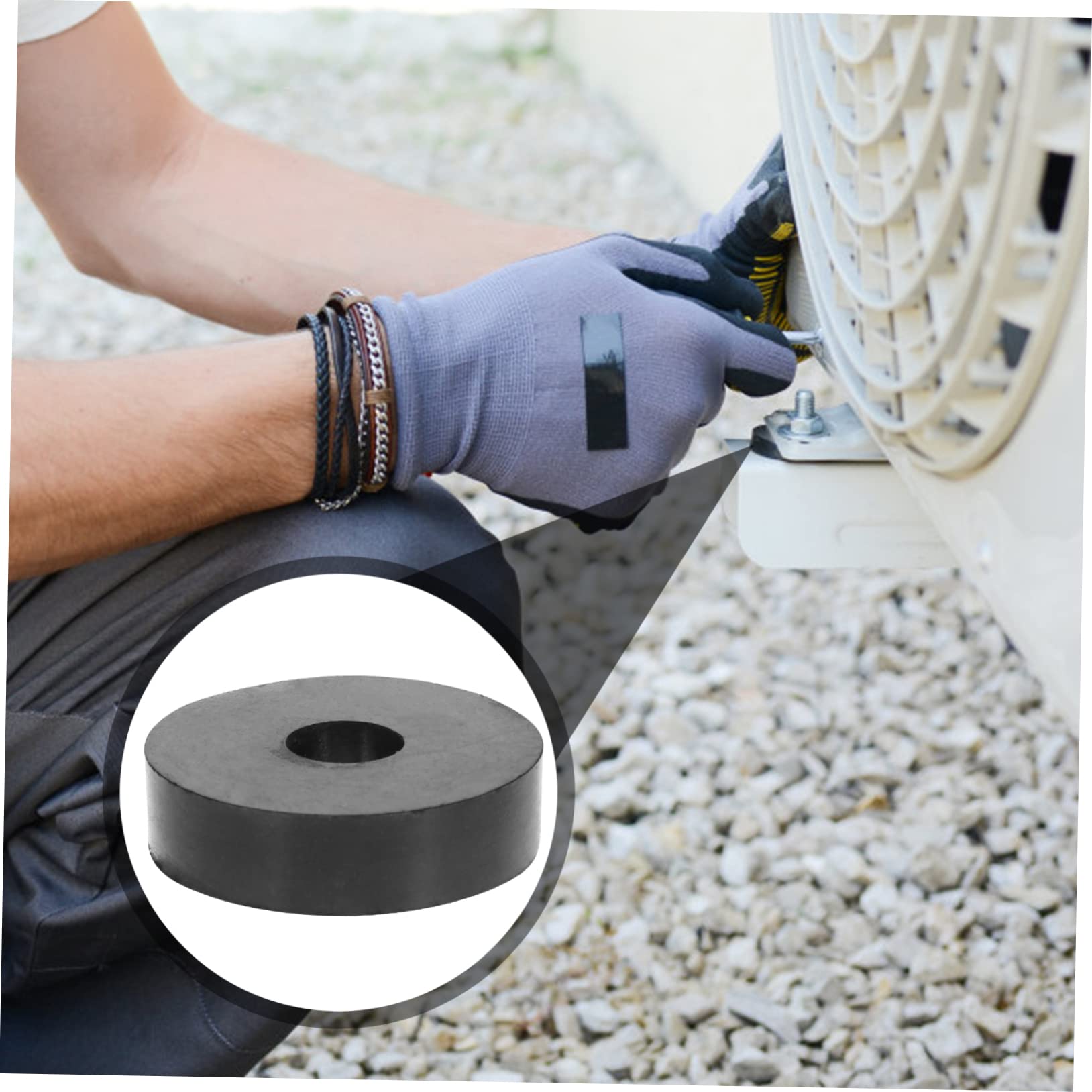 SOLUSTRE 64stücke -dämpfer Unterlegscheiben Flache -ringdichtungen Für Geräusch Und Vibrationsreduzierung Für Haushaltsgeräte Und Maschinen