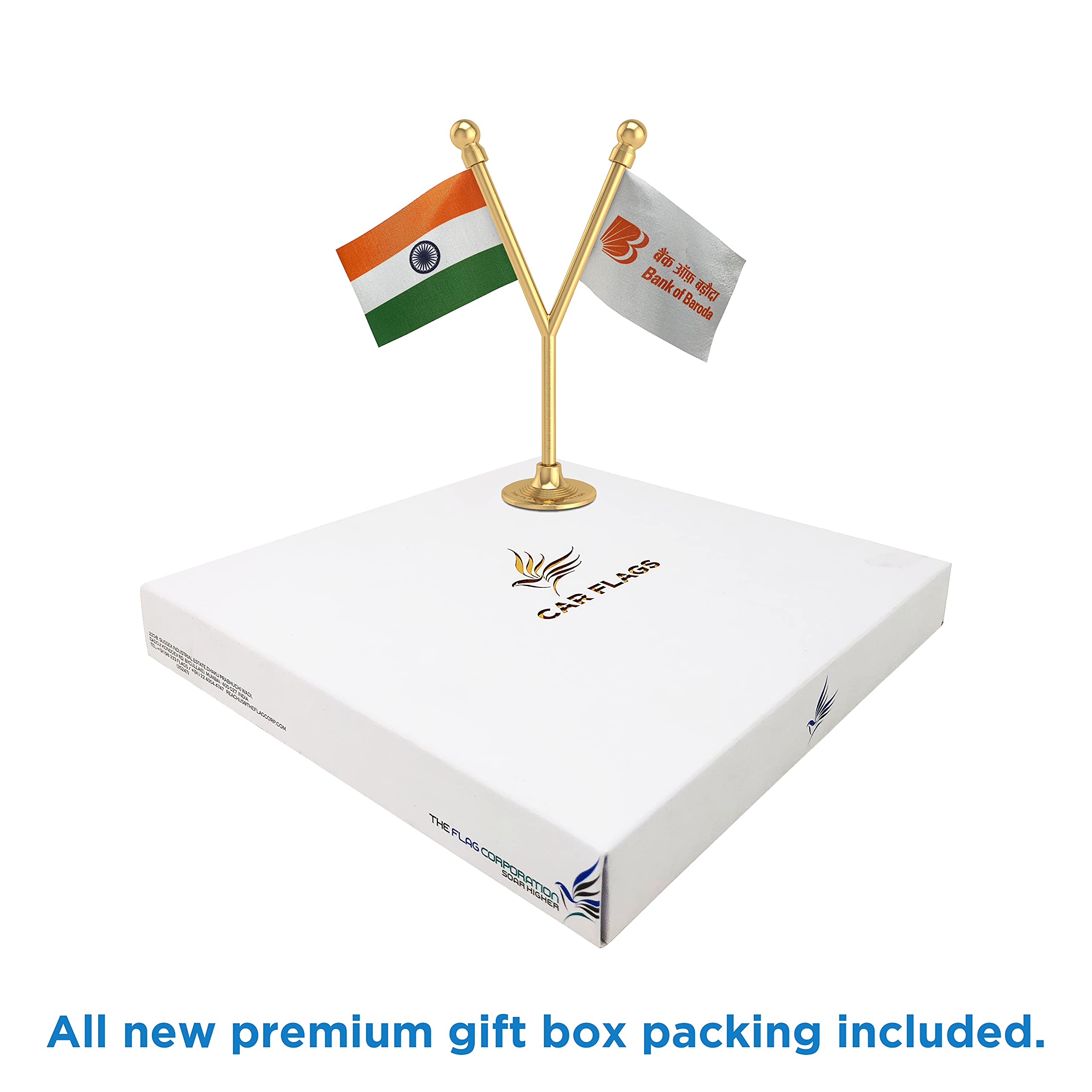 Buy The Flag Corporation India BOB Bank of Baroda Car Dashboard